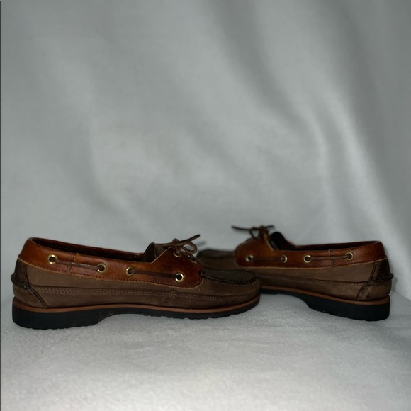 Harbour HC Size 7 1/2D Leather Boat Shoes - Picture 8 of 15